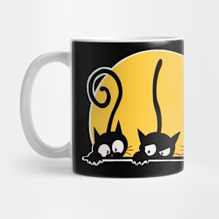 Trio Cat Hide Mug